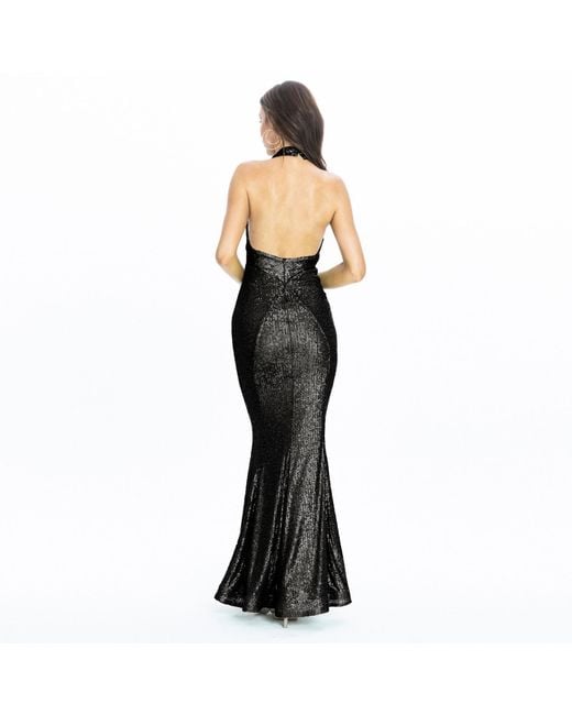 Angelika Jozefczyk Black Lana Evening Gown