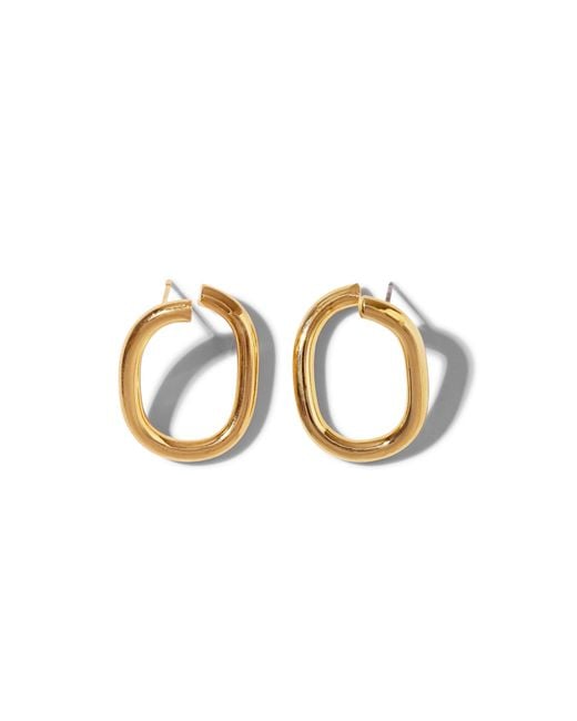 Jaredjamin White Billie Stud Post Earrings