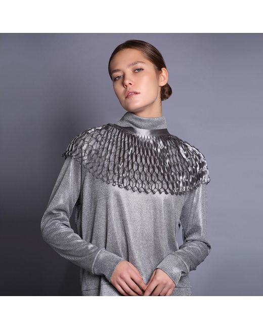 Silvia Serban Gray Multifunctional Accessory