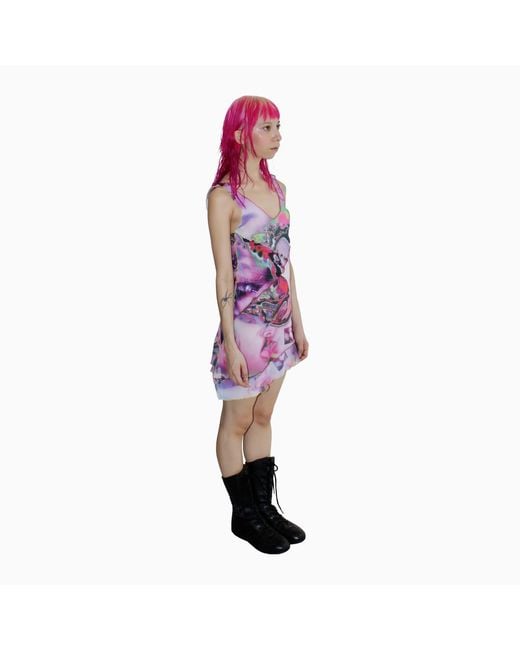 Paloma Lira Pink Three Way Punk Kiss Dress