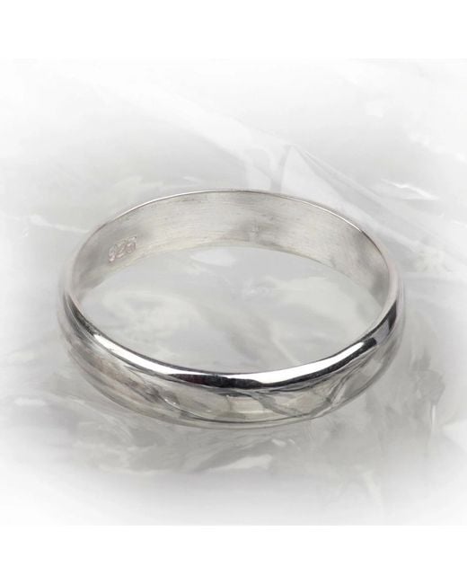 The Jewellery Store London Metallic True Love Wedding Band For Him/Her