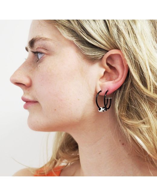 Pinnole Metallic Earrings