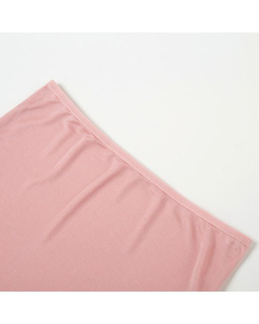 Soft Strokes Silk Pink Set Of Two Knitted Silk Mid Rise French Cut Pantie Shimmer Collection