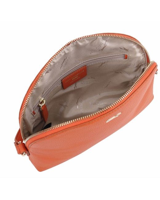 Paul Costelloe Orange Healy Crossbody Bag