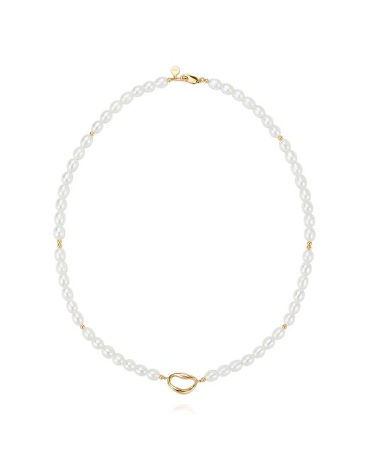 Cote Cache White Hyades Freshwater Pearl Necklaces