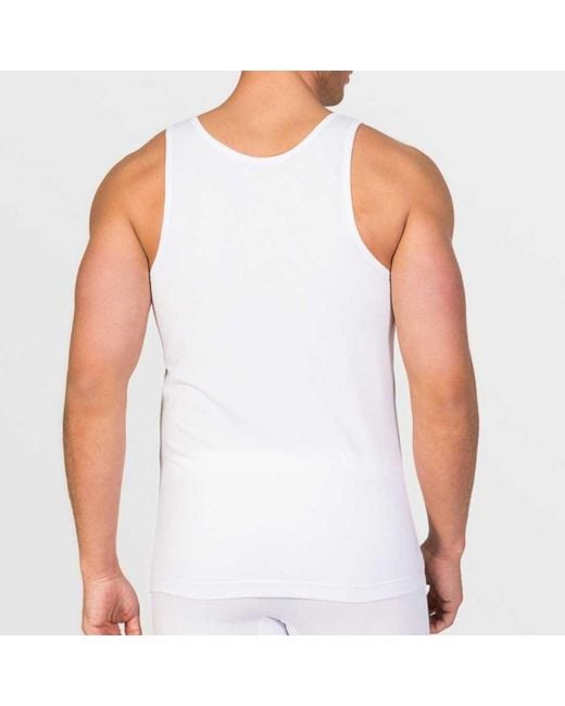 Zd - Zero Defects White Sport Tank Top for men