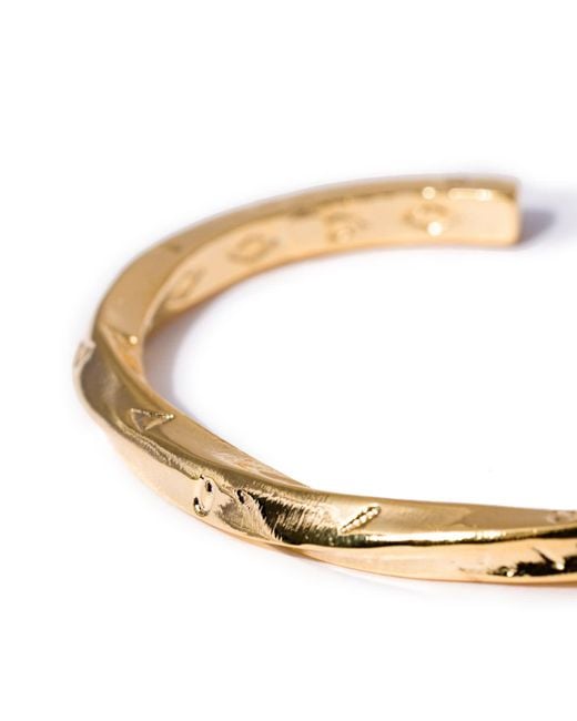 Kybele Studio Metallic Twisted Cuff Bracelet
