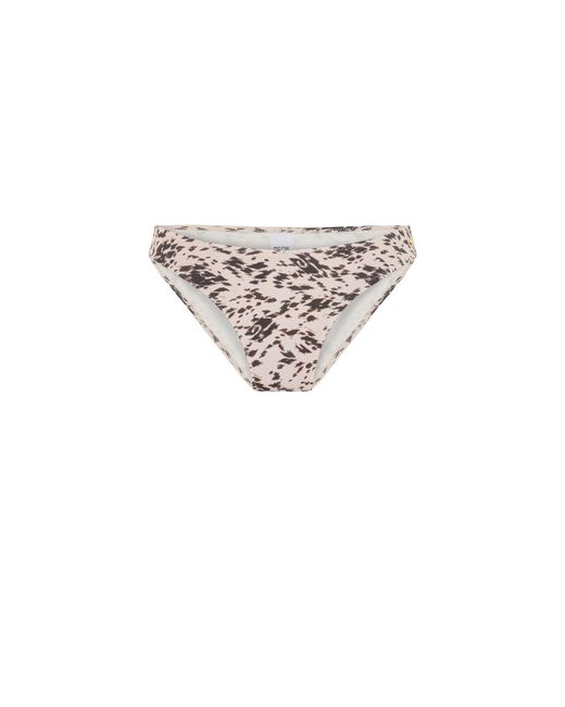 Pcfg White The Solar Reflections V-Cut Bikini Bottom