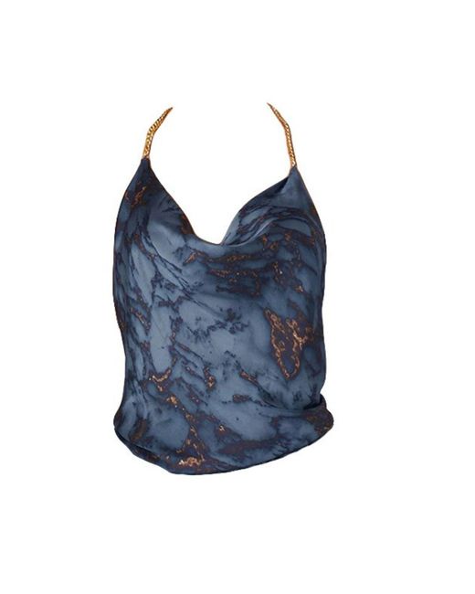 Room 24 Blue Marni Top Marble