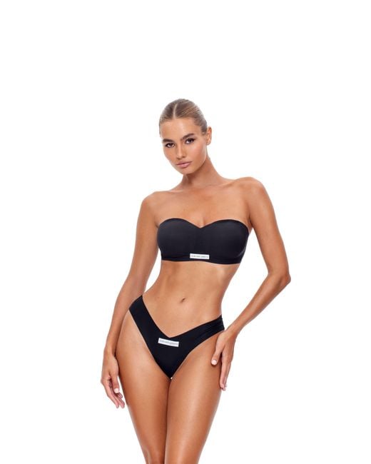GOD SAVES QUEENS Black Second Skin Cheeky Panty
