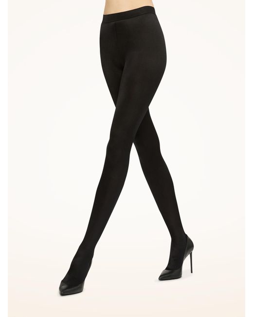 Satin De Luxe Tights, Femme, , Taille Wolford en coloris Black