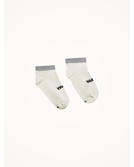 Reflective Sneaker Socks, Femme, /, Taille Wolford en coloris White