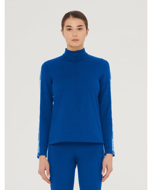 Thermal Top Long Sleeves, Femme, Sodalite, Taille Wolford en coloris Blue
