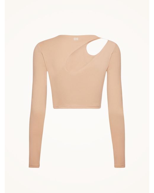Warm Up Top Long Sleeves, Femme, , Taille Wolford en coloris Natural