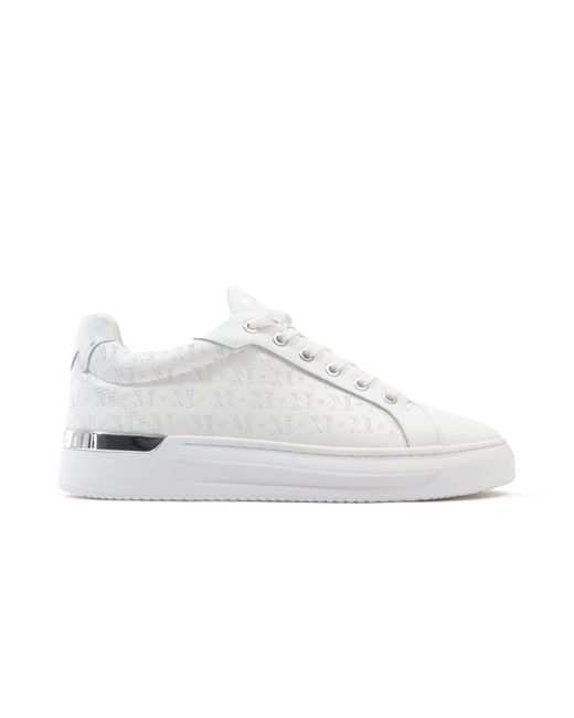 mallet grftr leather trainers