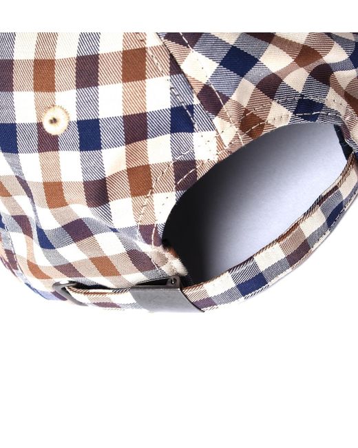 Aquascutum Men's Mason Club Check Cap 