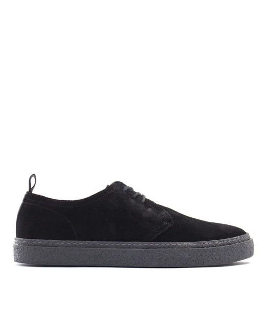 Fred Perry Linden Suede Shoes in Black for Men | Lyst