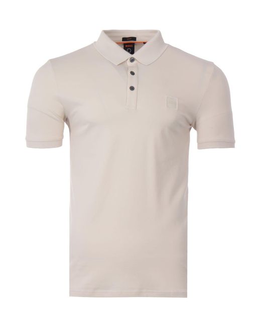 boss passenger slim fit logo polo
