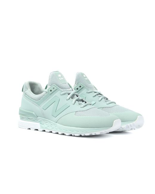New Balance Synthetic Ms574 Mint Green Trainers for Men | Lyst Australia
