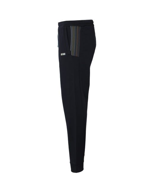 hugo boss joggers black and blue