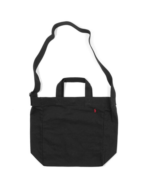 Polo Ralph Lauren Canvas Tote Bag in Black for Men Lyst