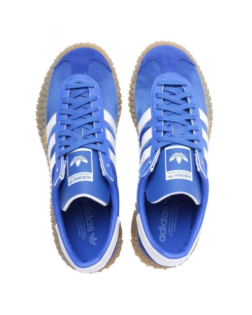 adidas Originals Synthetic Country X Kamanda Electric Blue Trainers for