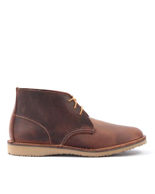 Red Wing Leather 3322 Weekend Chukka Boots in Brown for Men | Lyst