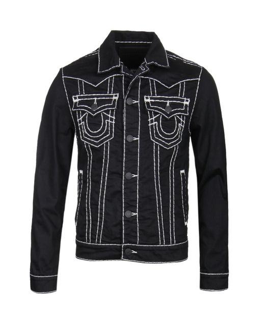 True Religion Jacket in Black for Men 