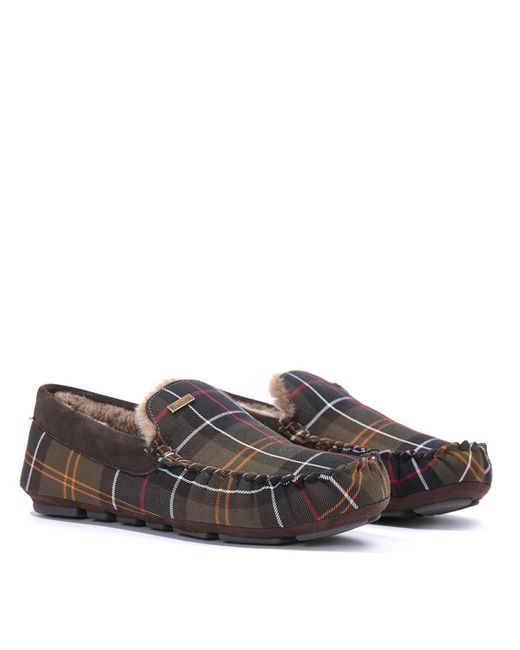 Barbour Monty Cotton Slippers in Brown for Men | Lyst