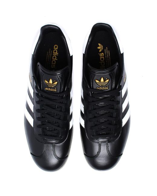 Black \u0026 Gold Gazelle Trainers for Men 