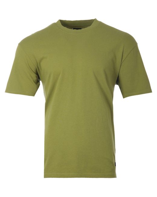 Edwin Cotton Basic Oversized Crew Neck T-shirt in Green for Men | Lyst