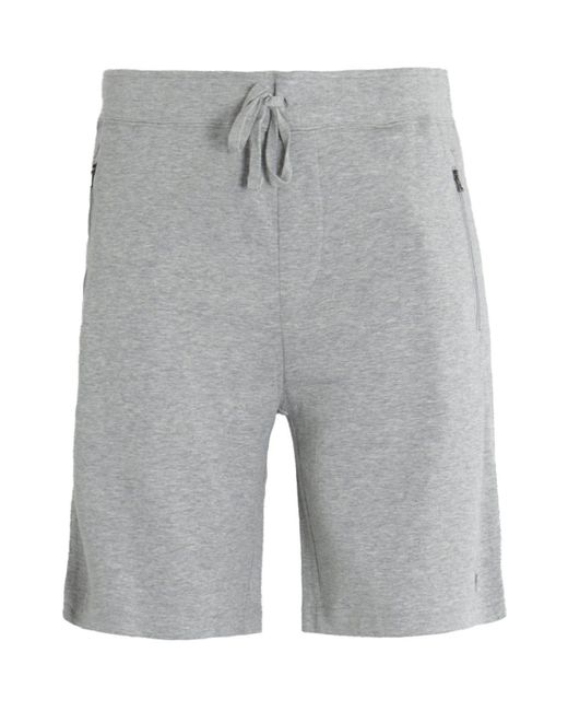 Polo Ralph Lauren Cotton Luxury Jersey Shorts in Grey (Grey) for Men