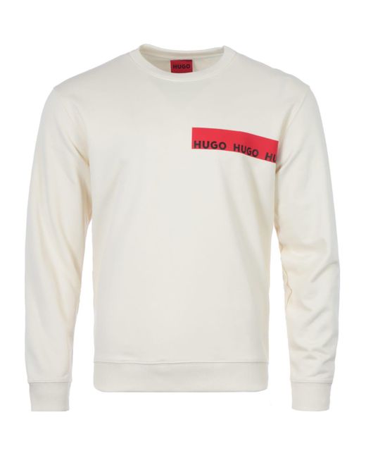 hugo tape sweatshirt