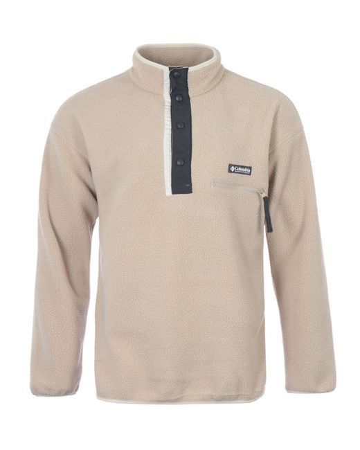 Columbia Helvetia Half Snap Closure Fleece in Grey (Gray) for Men | Lyst