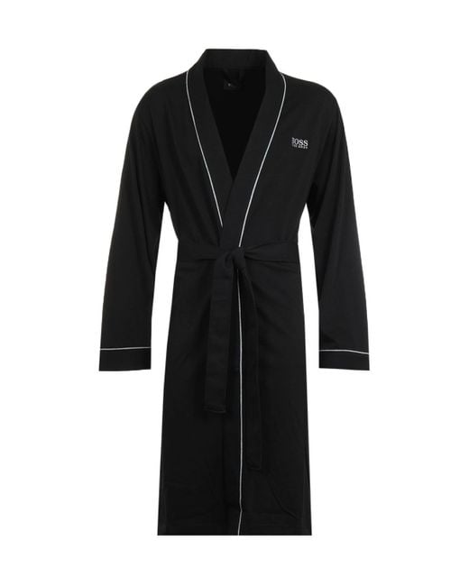 hugo boss dressing gown with hood