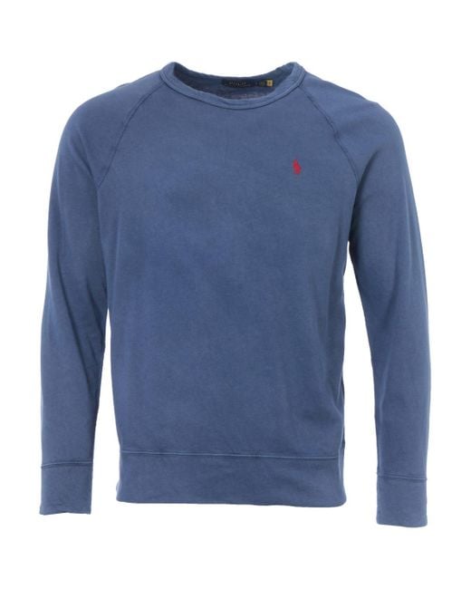polo ralph lauren cotton spa terry sweatshirt
