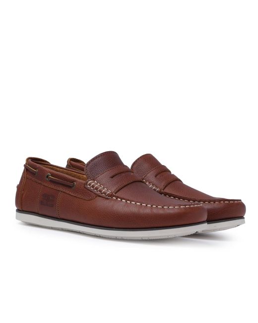 barbour keel loafers
