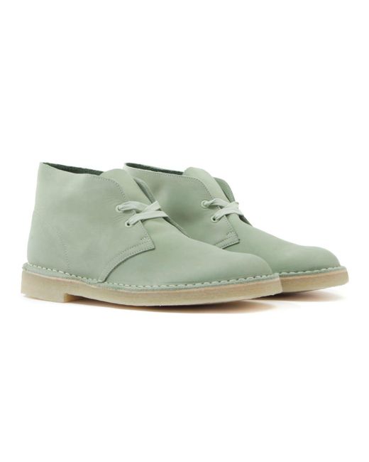 Clarks Leather Desert Boot in Green for Men | Lyst Canada