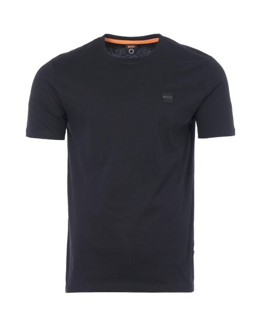 BOSS by Hugo Boss Black Tales Sustainable Logo Badge Relaxed Fit T-shirt for men