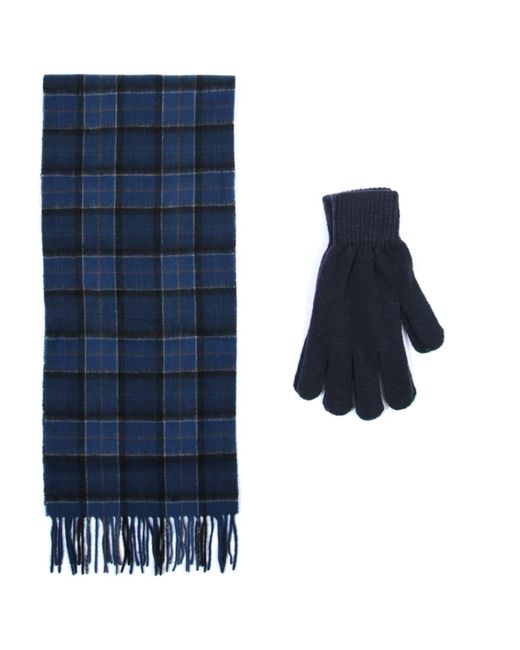 mens barbour scarf and glove set