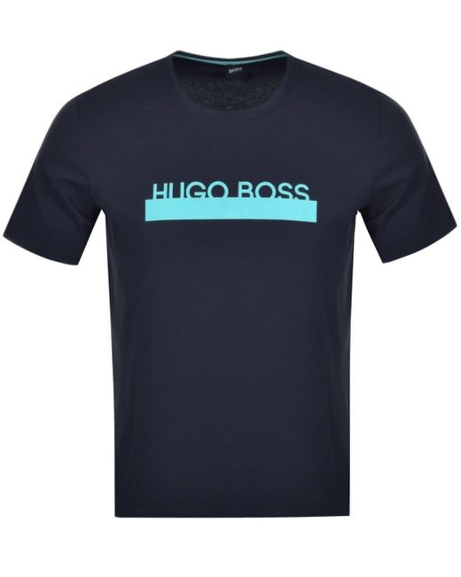 BOSS by Hugo Boss Cotton Bodywear Rn Identity Navy Pyjama T-shirt in Blue  for Men - Lyst