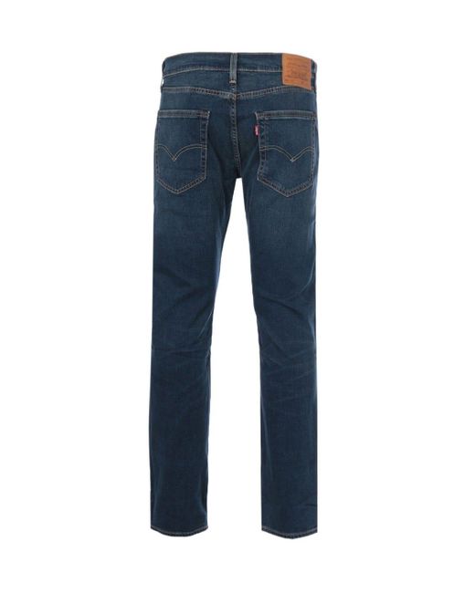Levi's Levi's Premium 502 Regular Tapered Dark Rinse Denim Jeans in Blue  for Men - Lyst