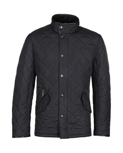 barbour powell jacket black