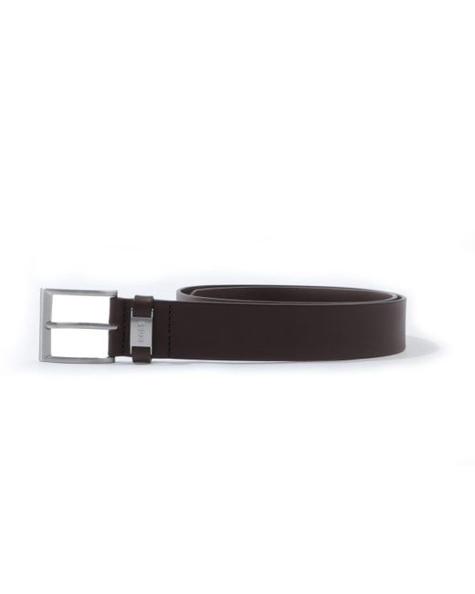 hugo boss brown leather belt