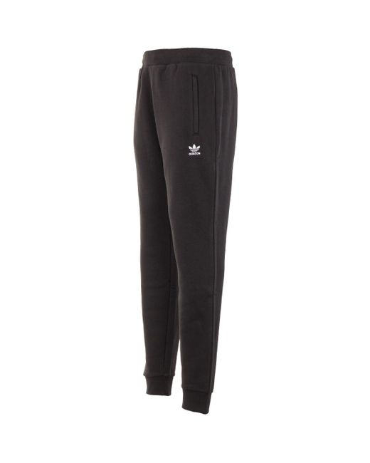 adidas trefoil joggers black