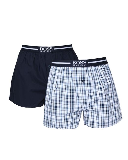 hugo boss woven boxer shorts