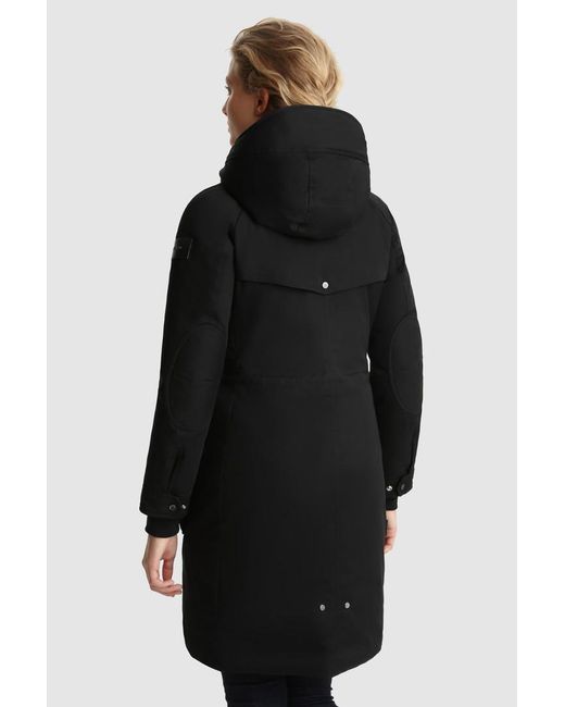long parka black
