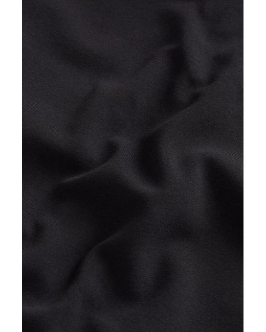 Sudadera Con Cremallera Completa De Interlock De Mezcla De Algodón Elástico Para Mujer Talla Woolrich de color Black