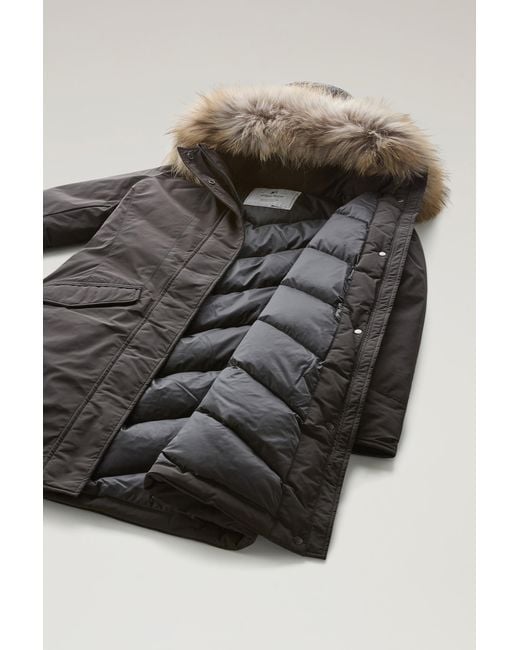 Woolrich Hellen Parka In Urban Touch in Black Lyst UK