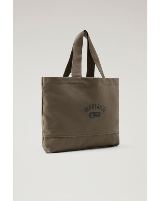 Woolrich Multicolor Tote Bag Green